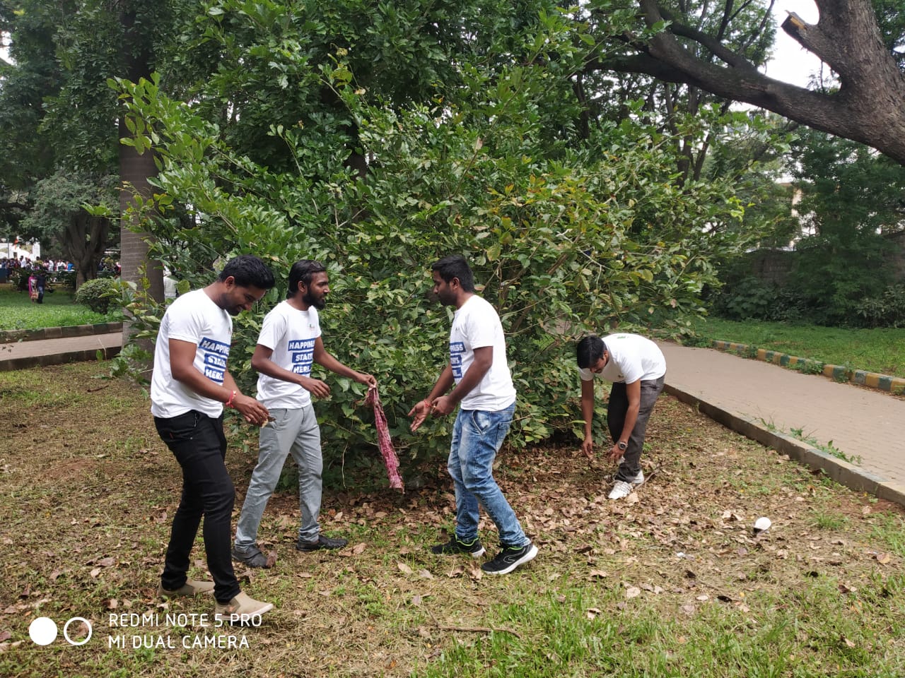 Aahwahan Foundation Team work for lalbagh flowershow program
